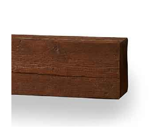 Majestic Design Series 18" Tavern Brown Rustic Style Non-Combustible Mantel Shelf Sample