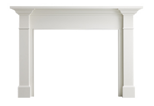 Majestic Design Series Malone Primed MDF Traditional Style Flush Wood Fireplace Mantel Sample