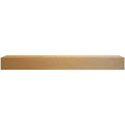 Majestic Design Series Ozark 48" Unfinished Maple Transitional Style Wood Mantel Shelf With Custom New Gray Stain Color