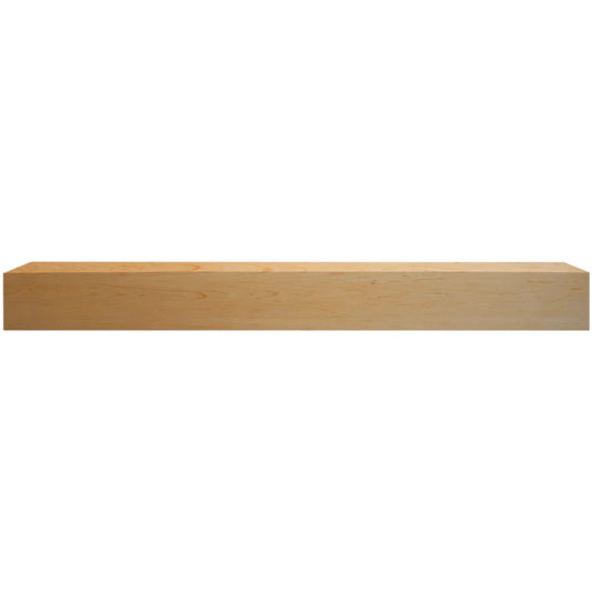 Majestic Design Series Ozark 48" Unfinished Maple Transitional Style Wood Mantel Shelf