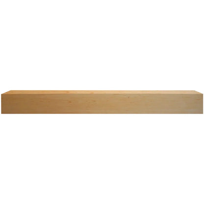 Majestic Design Series Ozark 59" Unfinished Maple Transitional Style Wood Mantel Shelf With Custom New Gray Stain Color