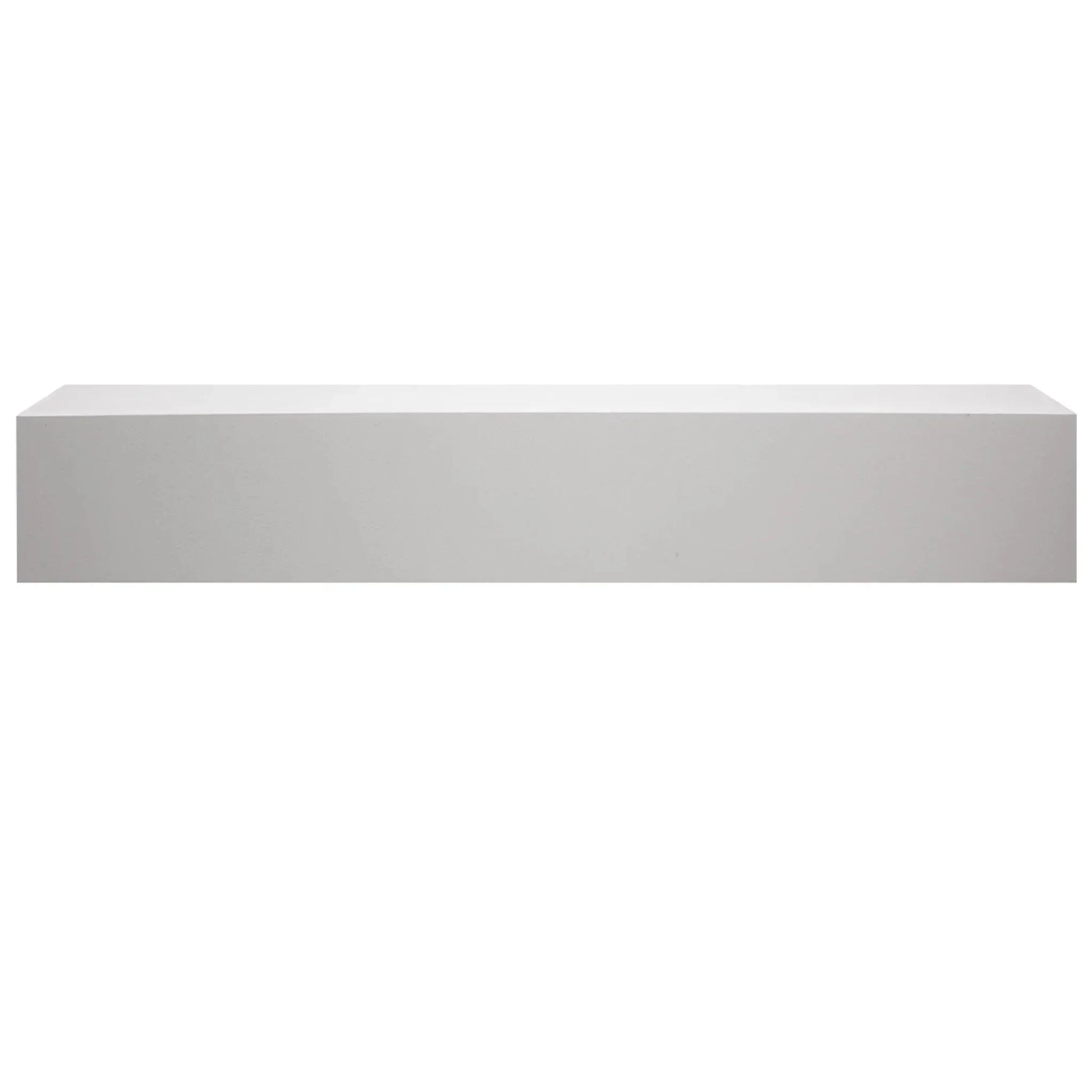 Majestic Design Series Ozark 72" Primed MDF Transitional Style Wood Mantel Shelf With Custom New Gray Stain Color