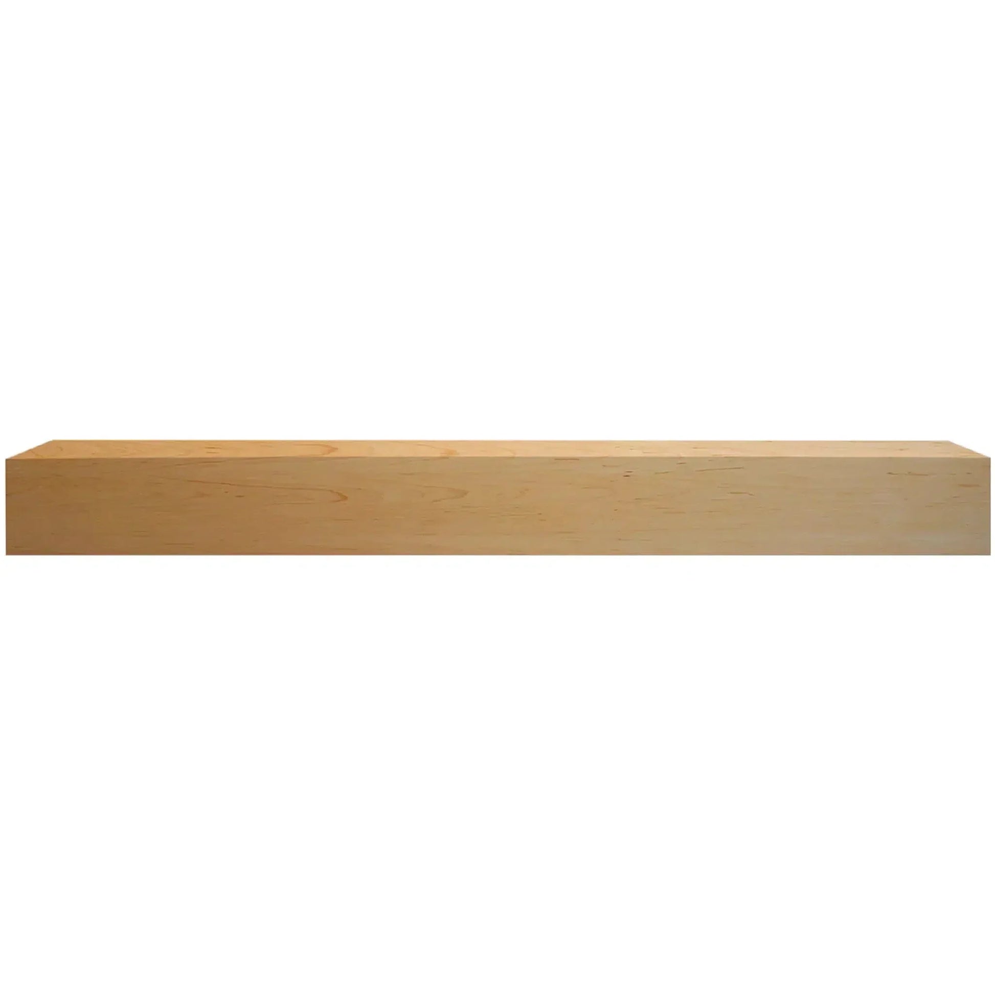 Majestic Design Series Ozark 72" Unfinished Maple Transitional Style Wood Mantel Shelf With Custom New Gray Stain Color