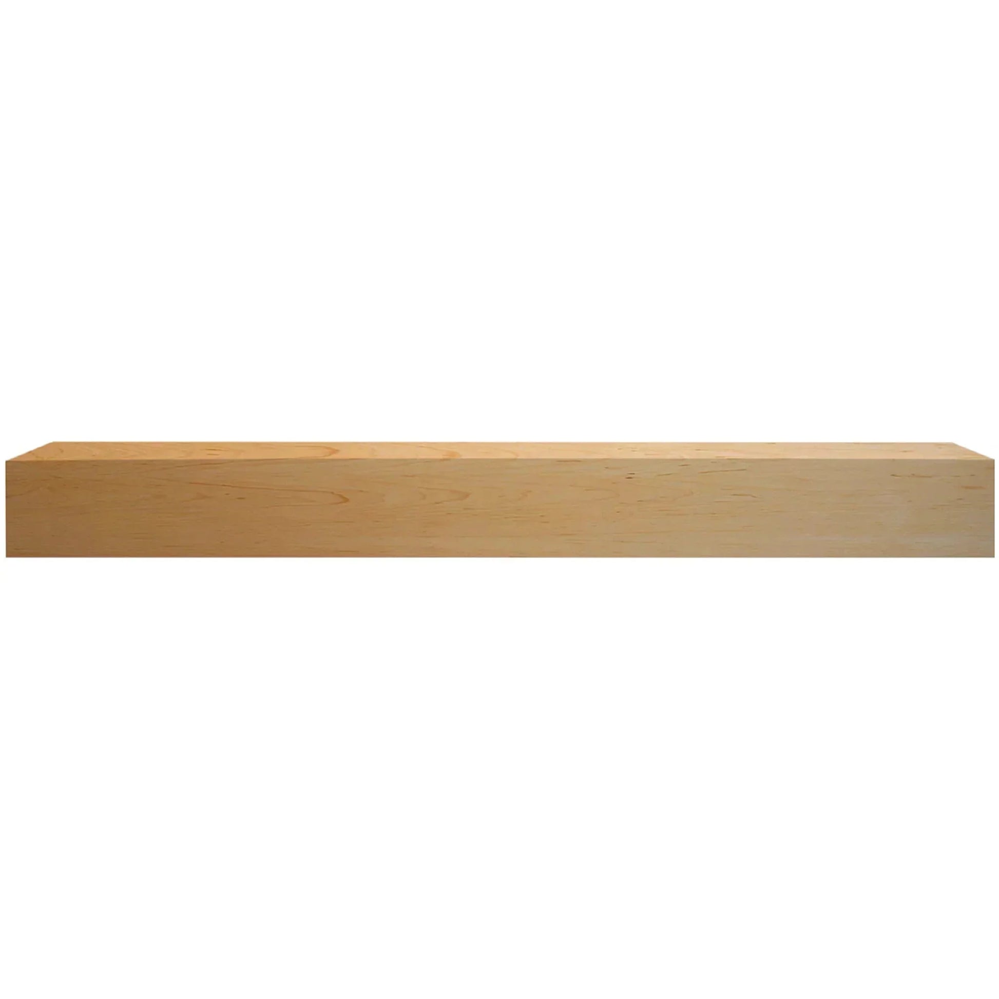 Majestic Design Series Ozark 72" Unfinished Maple Transitional Style Wood Mantel Shelf With Custom New Gray Stain Color
