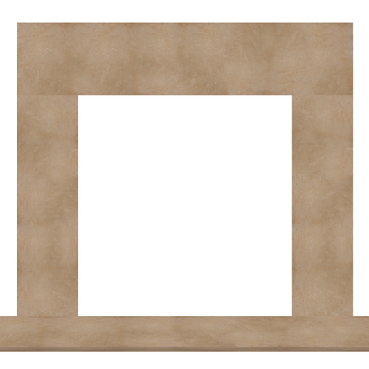 Majestic Design Series Set 1 70" Single-Pack Thala Beige Marble Stone Surround