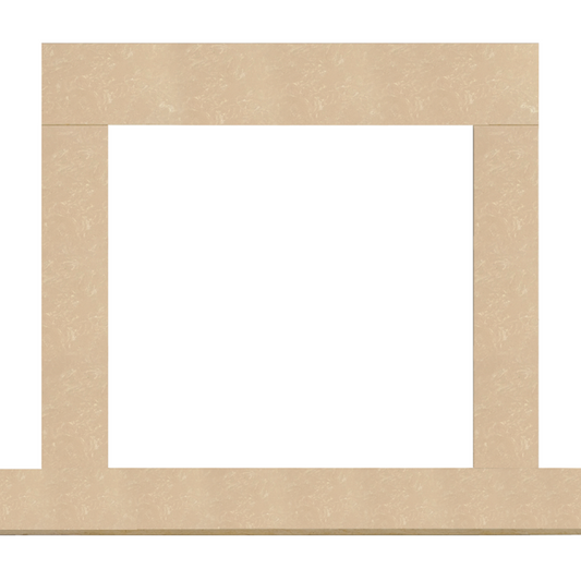 Majestic Design Series Set 2 60" Single-Pack Beige Stone Surround