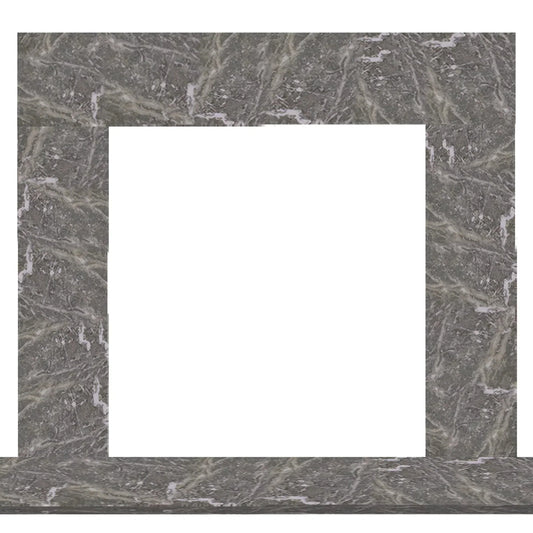 Majestic Design Series Set 3 49" Single-Pack Blue Tundra Marble Stone Surround