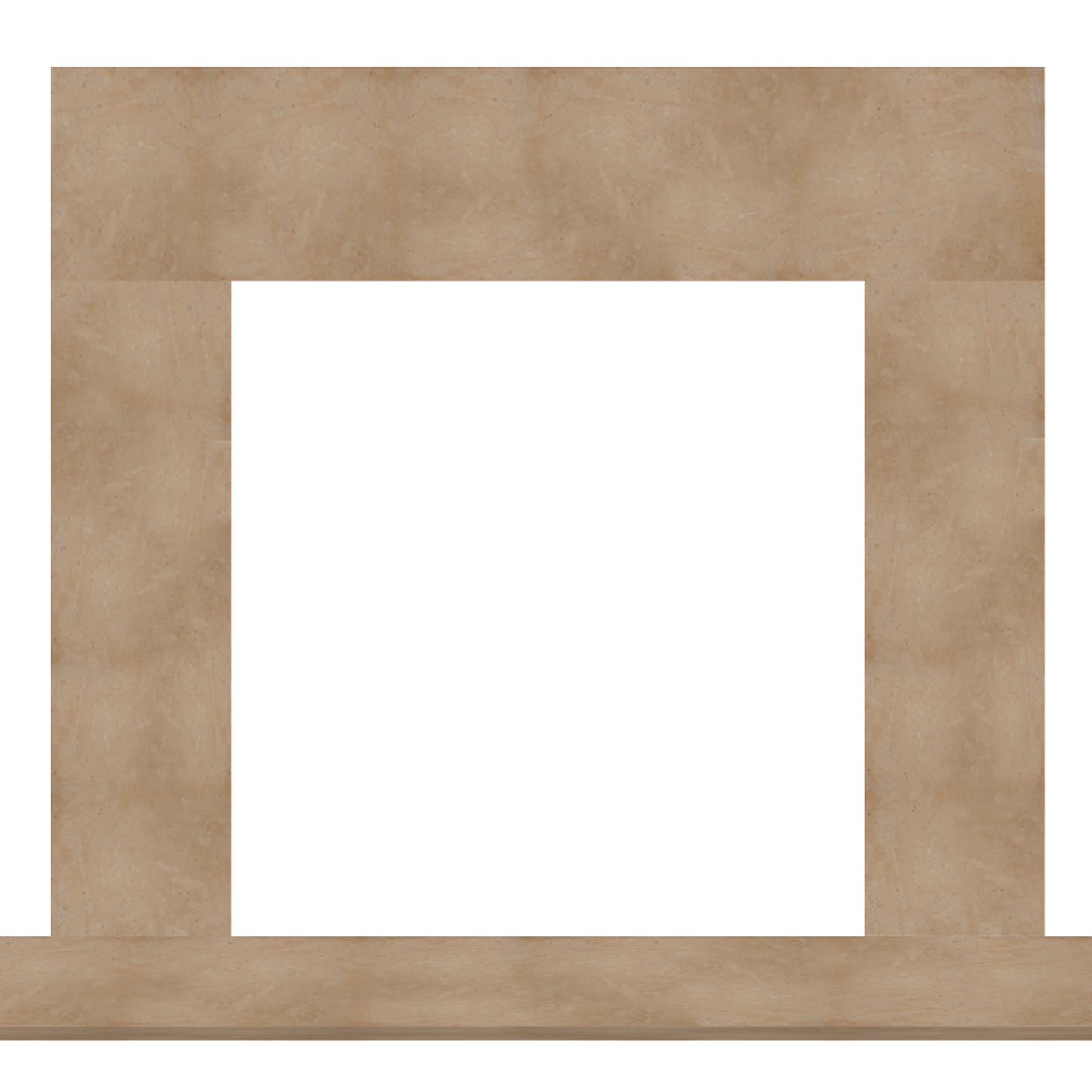 Majestic Design Series Set 3 49" Single-Pack Thala Beige Marble Stone Surround