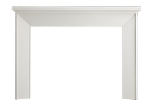 Majestic Design Series Walker Primed MDF Modern Style Flush Wood Fireplace Mantel Sample