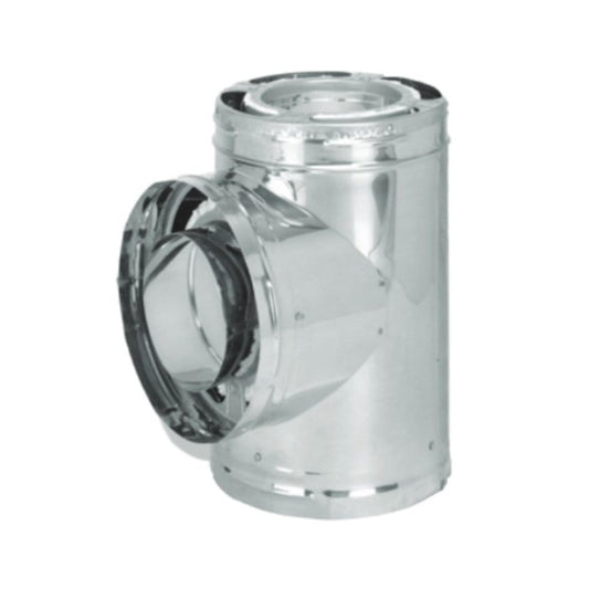 Majestic DuraPlus 6" Stainless Steel Tee With Cap