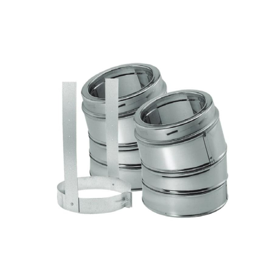 Majestic DuraTech 6" 30 Degree Galvalume Elbow Kit