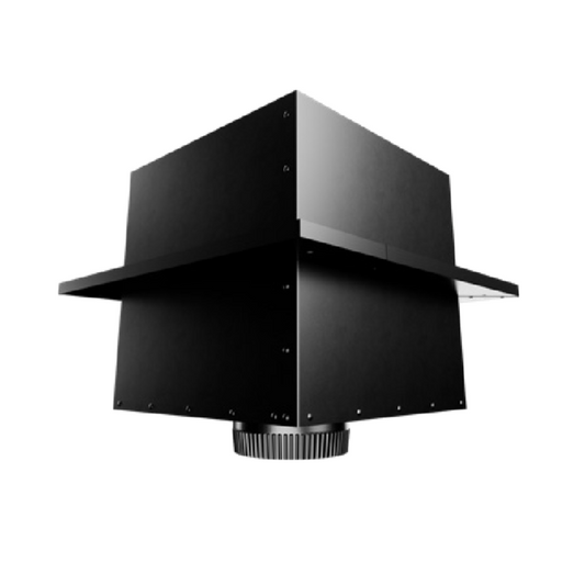 Majestic DuraTech 6" x 11" Black Square Ceiling Support Box