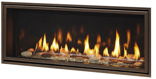 Majestic Echelon II 36" Linear Contemporary Direct Vent Natural Gas Fireplace With IntelliFire Touch Ignition System