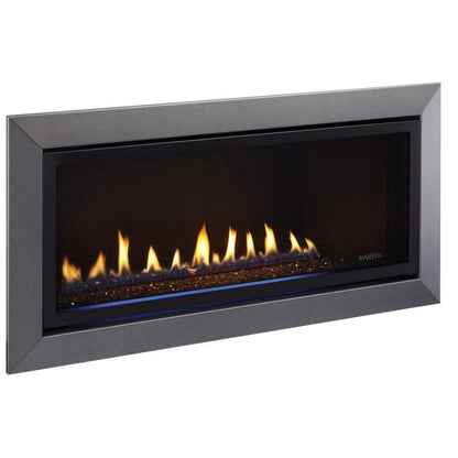 Majestic Jade 42" Linear Contemporary Direct Vent Propane Gas Fireplace With IntelliFire Touch Ignition System