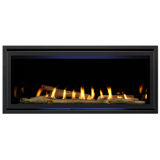 Majestic Jade 42" Linear Contemporary Direct Vent Propane Gas Fireplace With IntelliFire Touch Ignition System