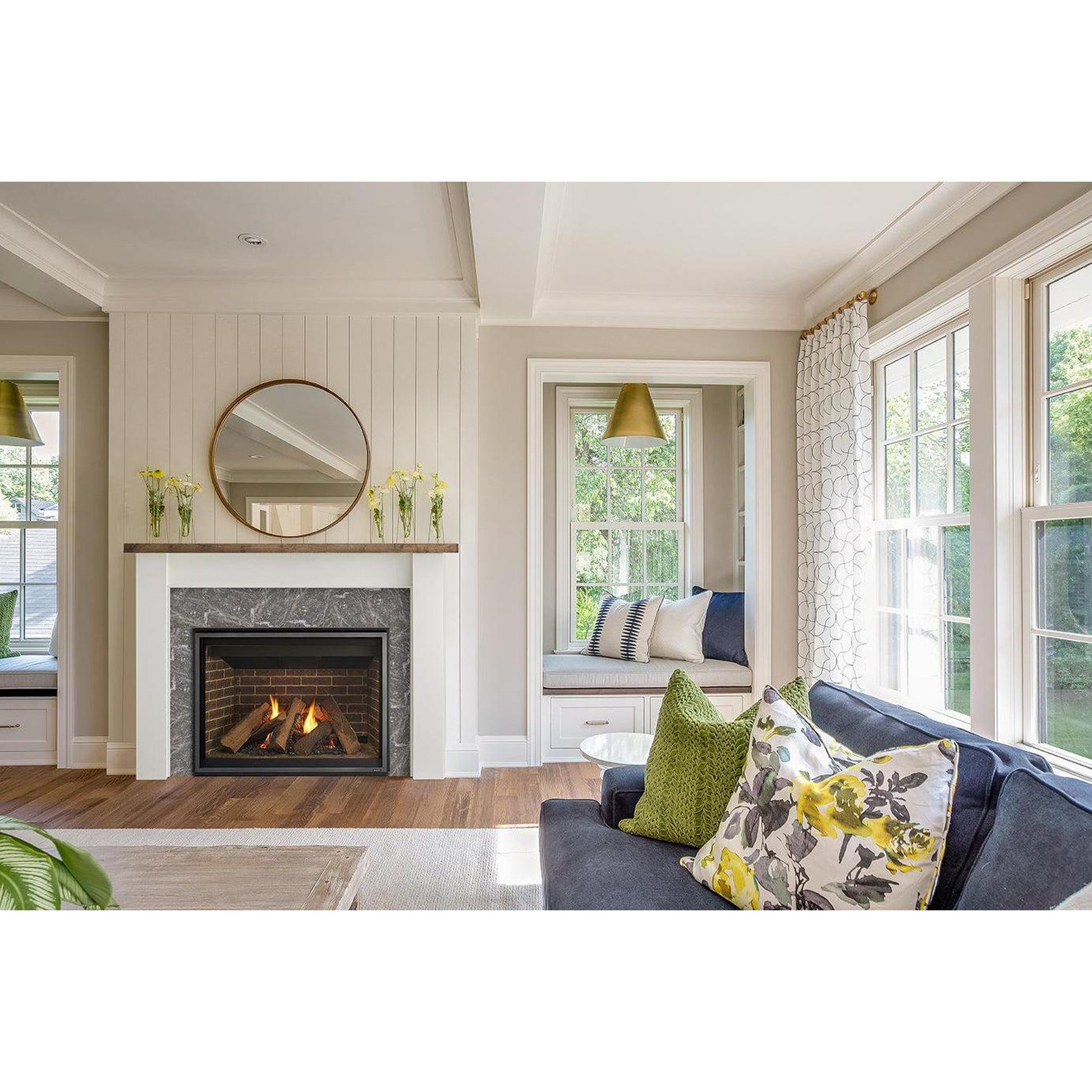 Majestic Meridian 42" Traditional Top/Rear Direct Vent Propane Gas Fireplace With IntelliFire Touch Ignition System
