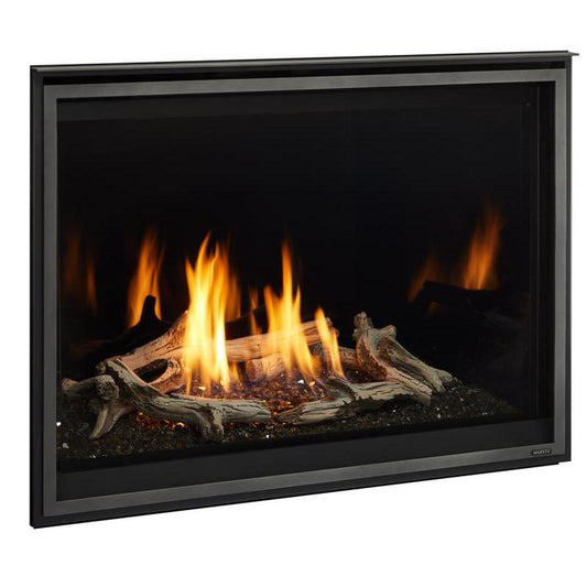Majestic Meridian Modern 36" Traditional/Contemporary Top Direct Vent Natural Gas Fireplace With IntelliFire Touch ignition System