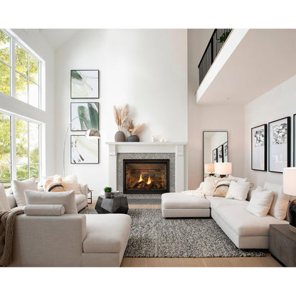 Majestic Meridian Platinum 36" Traditional Top/Rear Direct Vent Natural Gas Fireplace With IntelliFire Touch ignition System