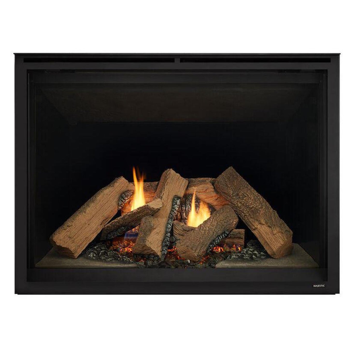 Majestic Meridian Platinum 42" Traditional Top/Rear Direct Vent Propane Gas Fireplace With IntelliFire Touch ignition System