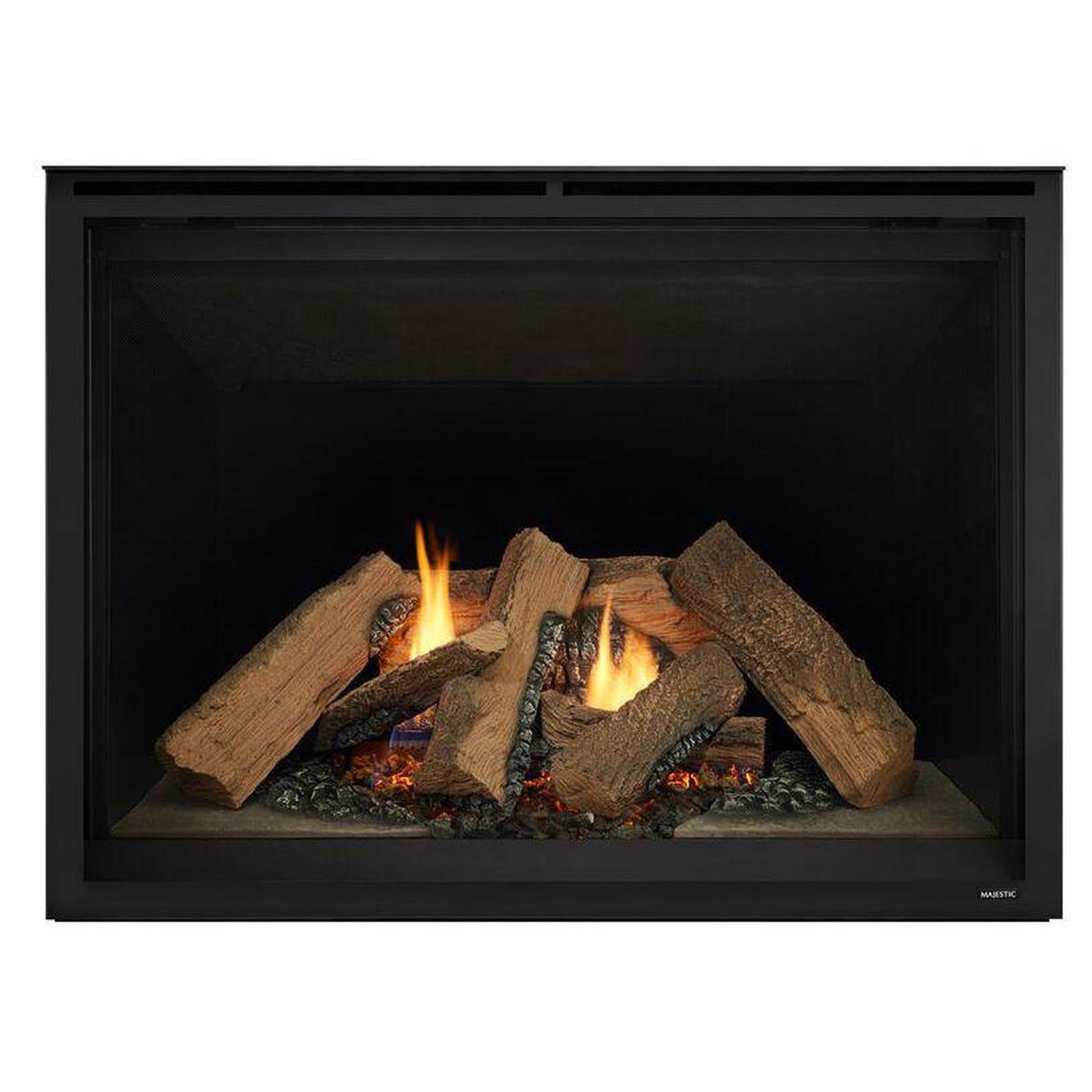 Majestic Meridian Platinum 42" Traditional Top/Rear Direct Vent Propane Gas Fireplace With IntelliFire Touch ignition System