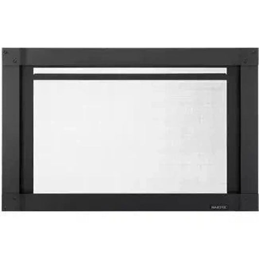 Majestic Mission Black Full View Screen Front for Trilliant 30" Gas Fireplace Insert