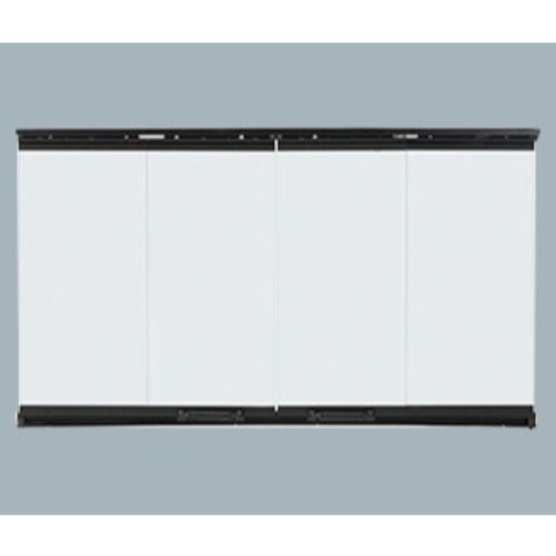 Majestic Original Bi-Fold Glass Doors With Stainless Steel Trim for Sovereign 42" Wood Burning Fireplace