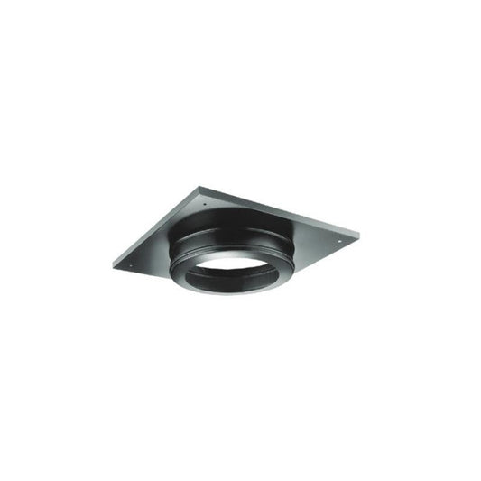 Majestic PelletVent Pro 3" - 4" Black Ceiling Support/Wall Thimble Cover