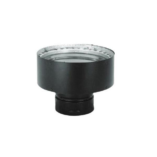Majestic PelletVent Pro 3" - 8" Black Chimney Adapter