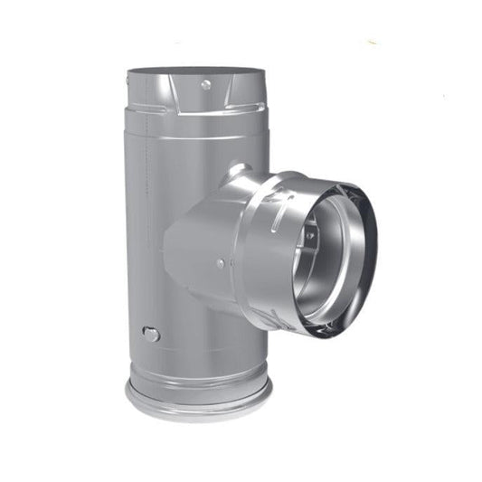 Majestic PelletVent Pro 3" Single Tee With Clean-Out Tee Cap