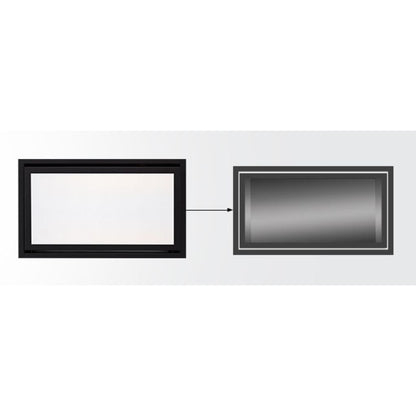 Majestic Pewter Clean Face Trim for Echelon II See-Through 48" Gas Fireplace