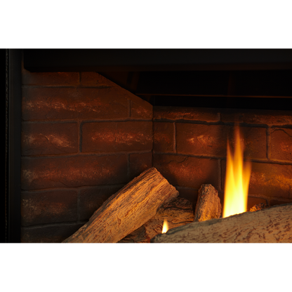 Majestic Quartz Platinum 36" Traditional Top/Rear Direct Vent Propane Gas Fireplace With IntelliFire Touch Ignition System