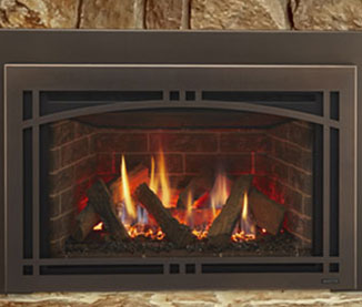 Majestic Ruby 35" Traditional Direct Vent Natural Gas Fireplace Insert With IntelliFire Touch Ignition System