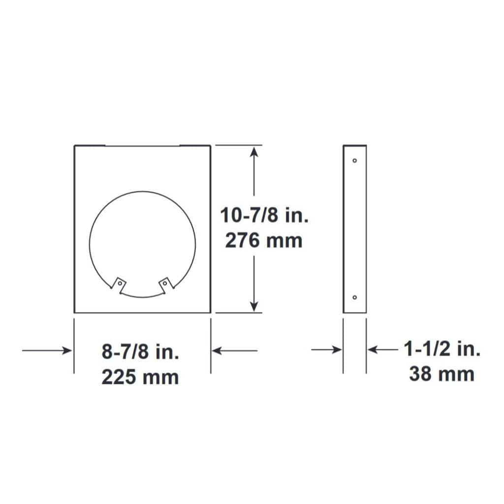 Majestic SLP-HVS Horizontal Vent Support Hanger