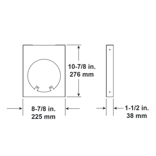 Majestic SLP-HVS Horizontal Vent Support Hanger