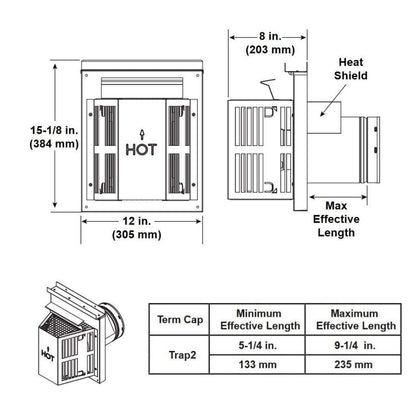 Majestic SLP-TRAP2 Horizontal Trapezoid Termination Kit