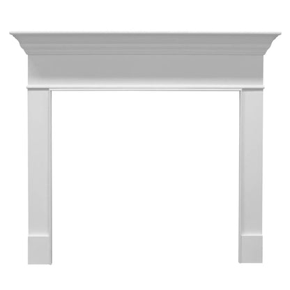 Majestic Select Series Wescott A 44" Primed MDF Transitional Style Flush Wood Fireplace Mantel With Custom New Gray Stain Color