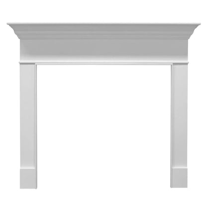 Majestic Select Series Wescott B 48" Primed MDF Transitional Style Flush Wood Fireplace Mantel With Custom New Gray Stain Color