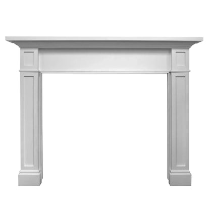 Majestic Signature Series Acadia A 44" Primed MDF Traditional Style Flush Wood Fireplace Mantel With Custom New Gray Stain Color