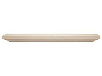 Majestic Signature Series Baxter Unfinished Maple Traditional Style Wood Mantel Shelf Sample