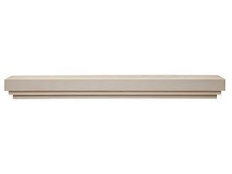 Majestic Signature Series Crosby Unfinished Maple Modern Style Wood Mantel Shelf Sample
