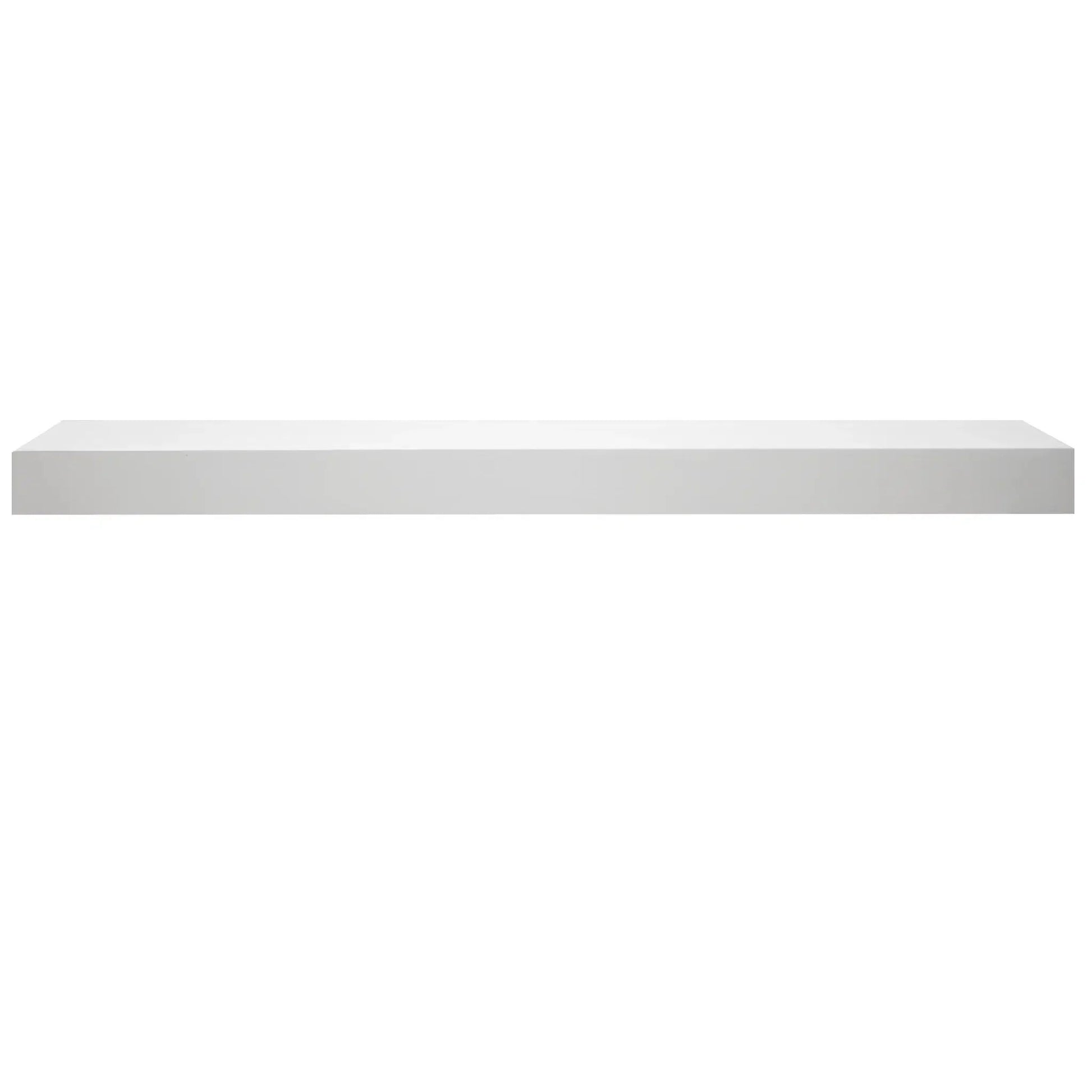Majestic Signature Series Fillmore 72" Primed MDF Transitional Style Wood Mantel Shelf With Custom New Gray Stain Color