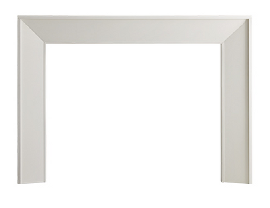 Majestic Signature Series Zimmer Primed MDF Modern Style Flush Wood Fireplace Mantel Sample