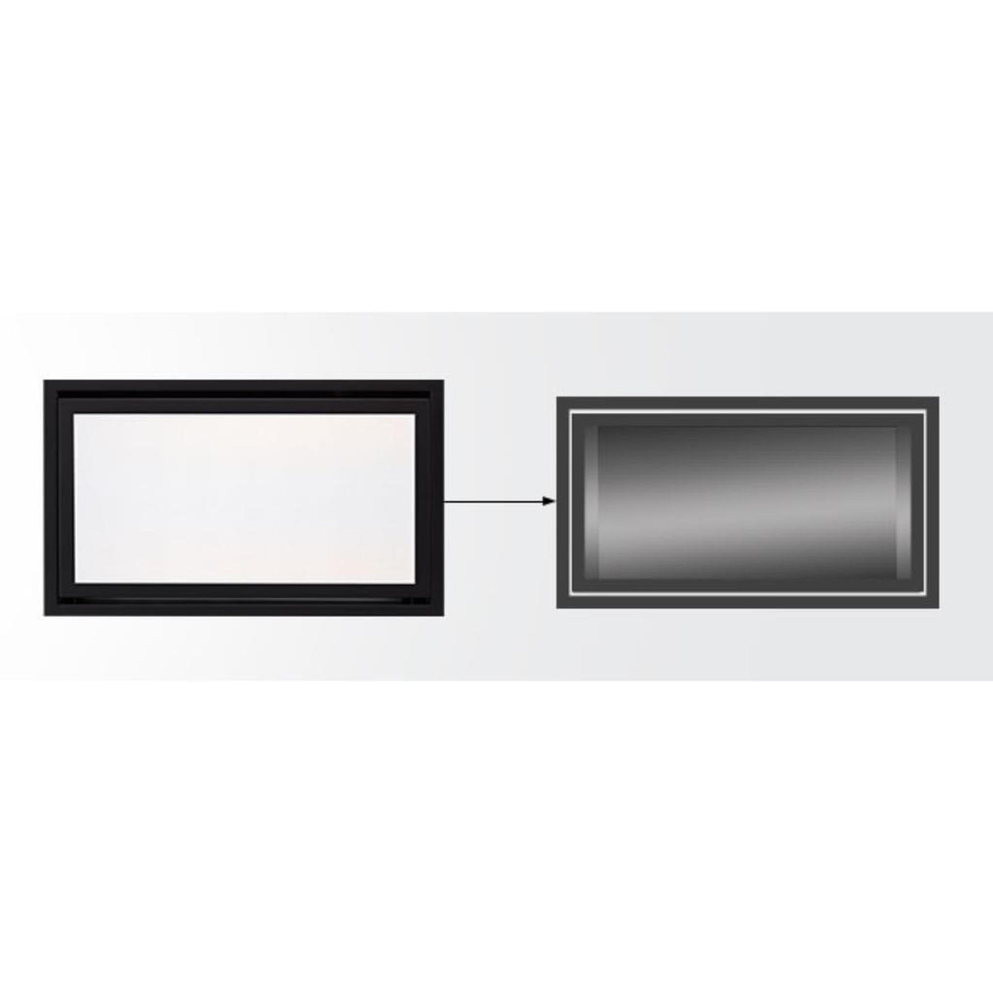 Majestic Stainless Steel Clean Face Trim for Echelon II 60" Gas Fireplace