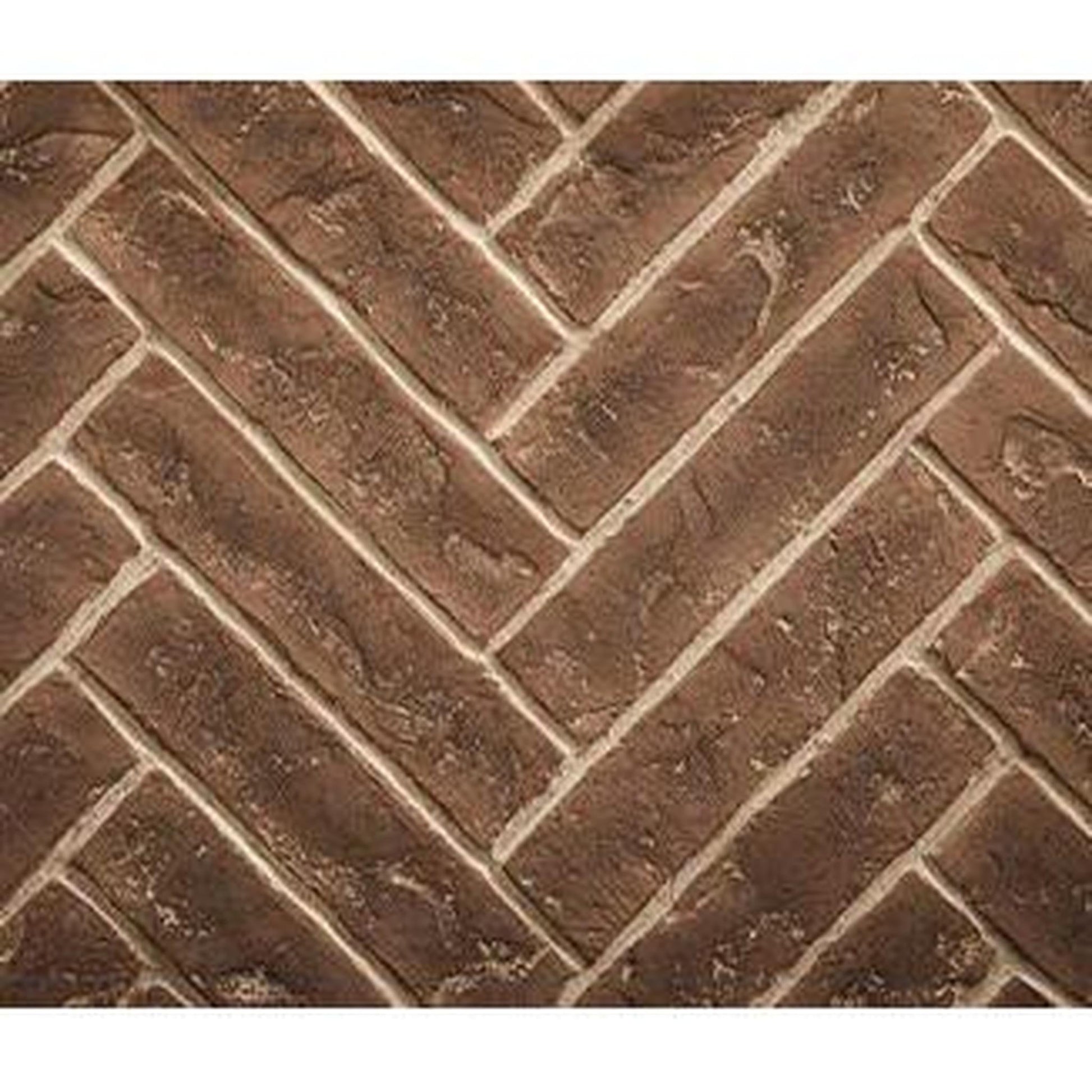 Majestic Tavern Brown Herringbone Brick Interior Panels for Meridian Platinum 36" Gas Fireplace