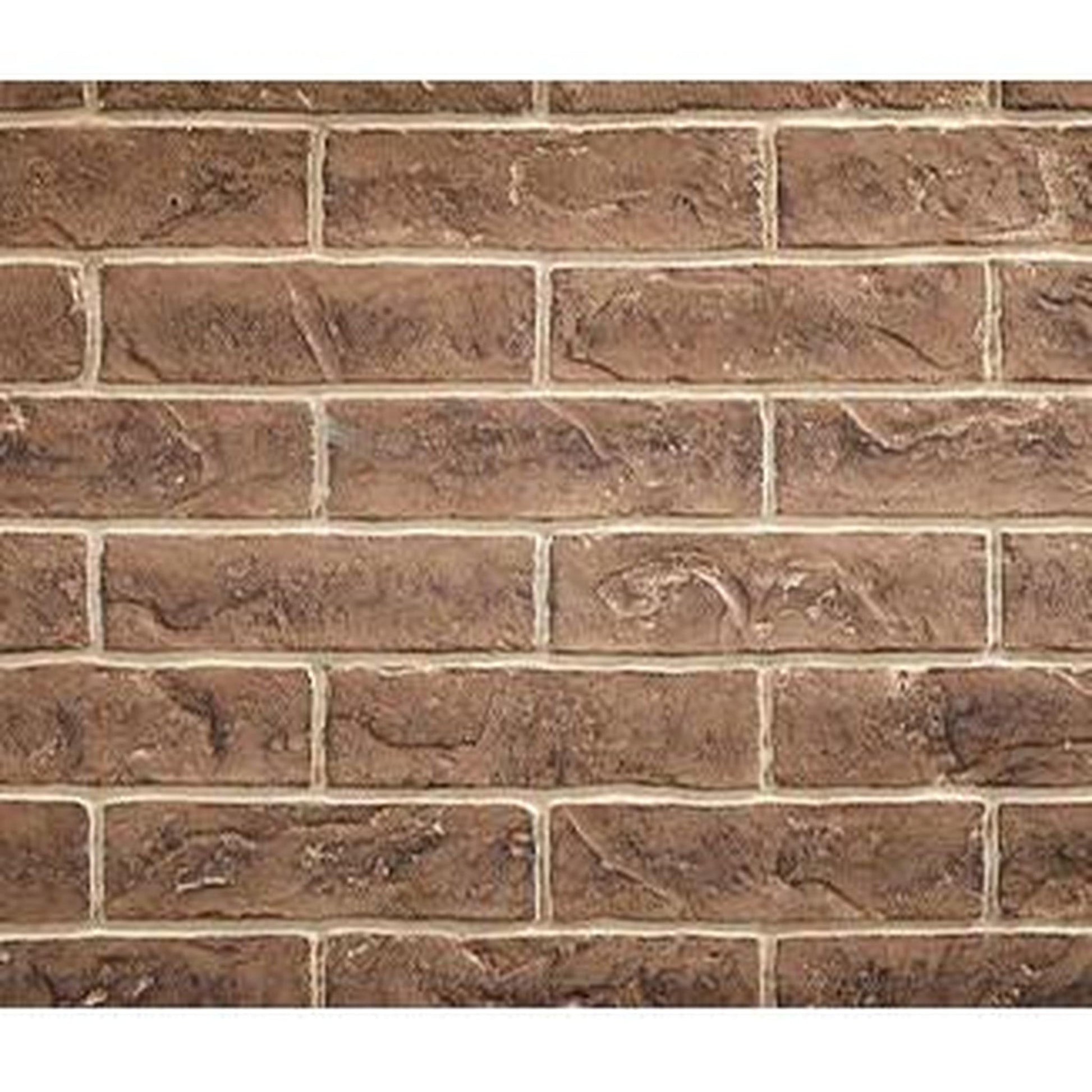 Majestic Tavern Brown Traditional Brick Interior Panels for Meridian Platinum 42" Gas Fireplace