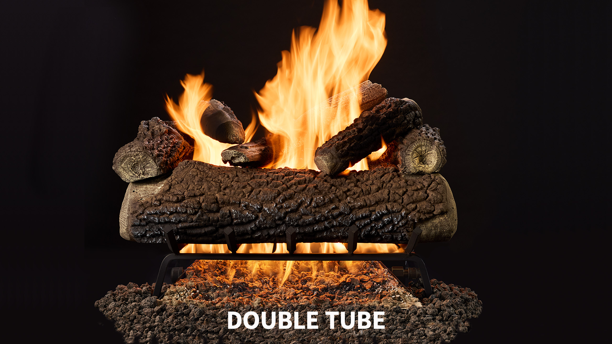 Majestic Timberland and Smoldering Oak 24" 10-Piece Vented Gas Log Set