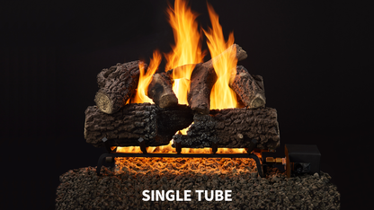 Majestic Timberland and Smoldering Oak 24" 10-Piece Vented Gas Log Set