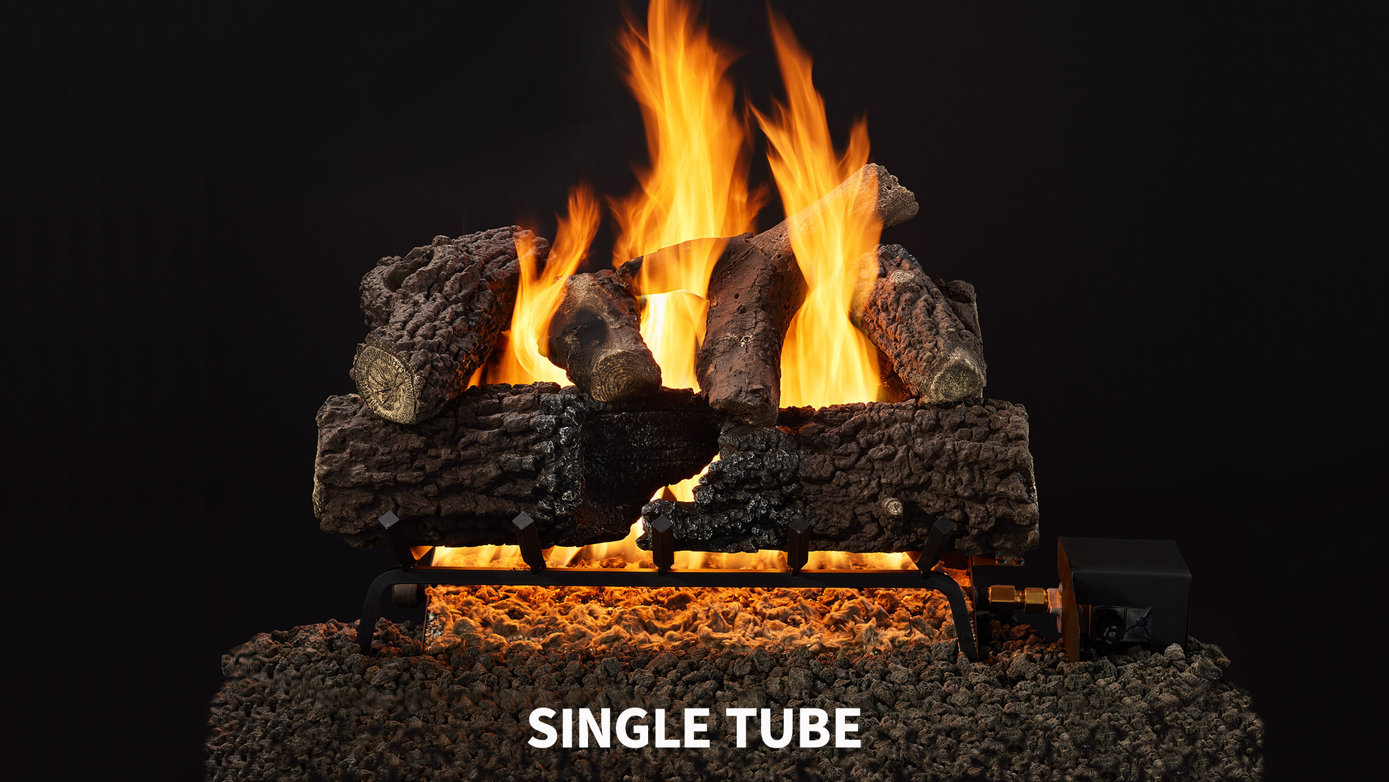 Majestic Timberland and Smoldering Oak 24" 10-Piece Vented Gas Log Set