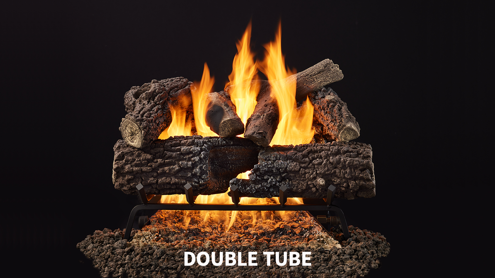 Majestic Timberland and Smoldering Oak 24" 10-Piece Vented Gas Log Set