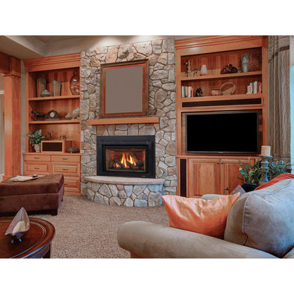 Majestic Trilliant Large 35" Traditional Direct Vent Natural Gas Fireplace Insert With IntelliFire Touch Ignition System